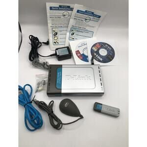 D-Link DI-624 108 Super G Wireless Router + Wireless USB Adapter DWL-G122 Bundle